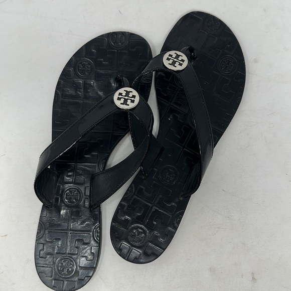 Tory Burch Thora Black Sandals Size 7 - Picture 9 of 9